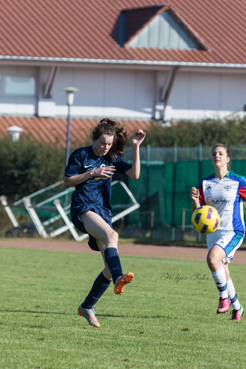 Bild 290 - B-Juniorinnen Krummesser SV - SV Henstedt Ulzburg : Ergebnis: 0:3